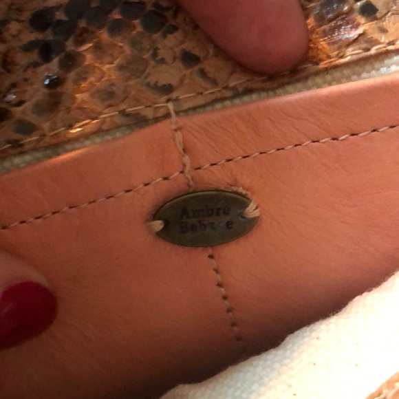 Snake Skin Purse Ambre and Babzoe - Picture 6 of 8